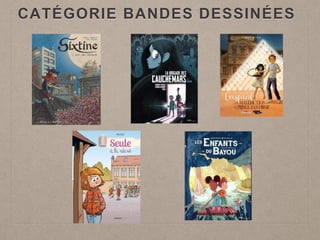 CATÉGORIE BANDES DESSINÉES
 