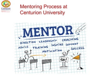 Mentoring Process at
Centurion University
 