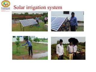Solar irrigation system
 