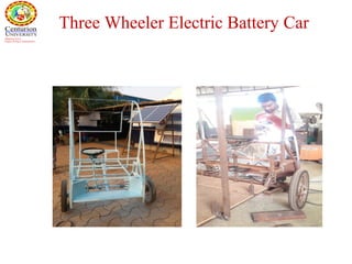 Three Wheeler Electric Battery Car
 