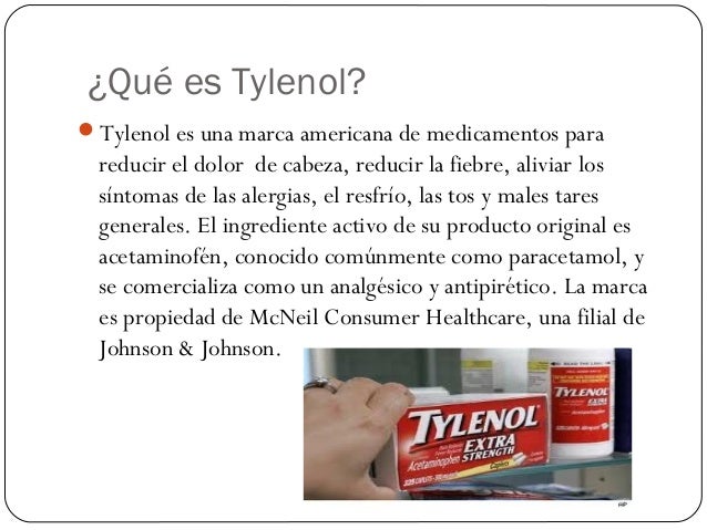 Ingrediente activo del tylenol Ingrediente activo del tylenol