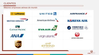 CLIENTES
Maiores empresas aéreas do mundo
 