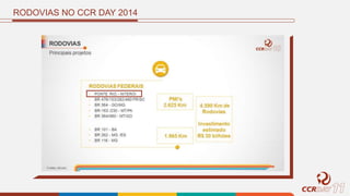 RODOVIAS NO CCR DAY 2014
 