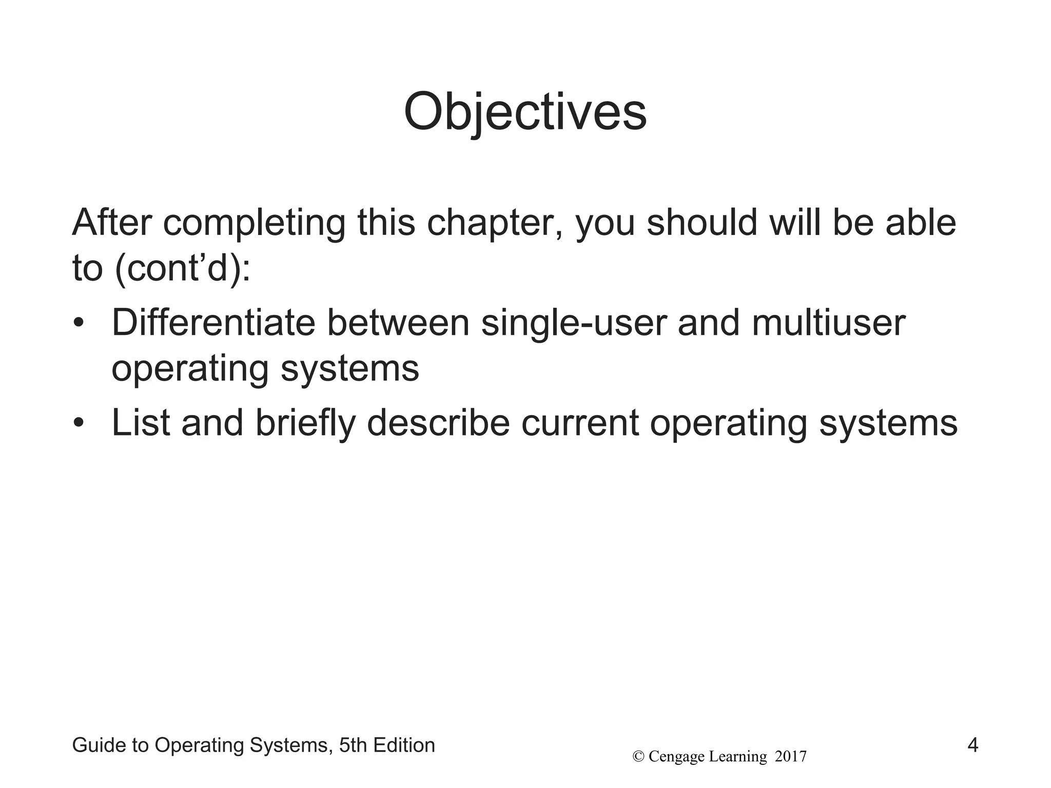 Chapter 1 Operating Systems Fundamentals | PPT