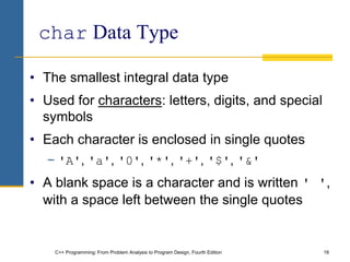 PPT slide_chapter 02 Basic element of C++.ppt