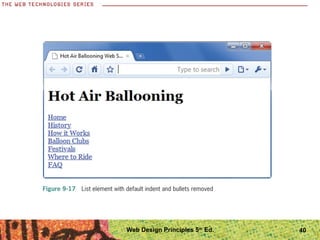 40Web Design Principles 5th
Ed.
 