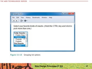 37Web Design Principles 5th
Ed.
 