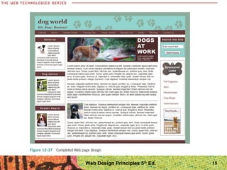 15Web Design Principles 5th
Ed.
 