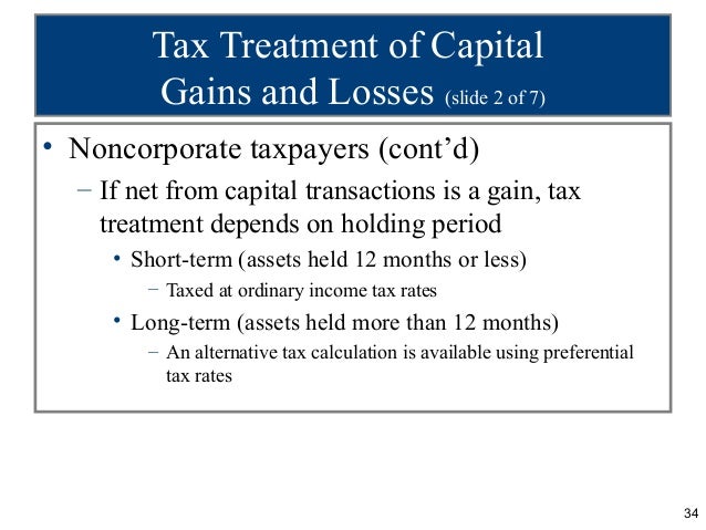How many capital gains rates are there for assets held for more than a year?