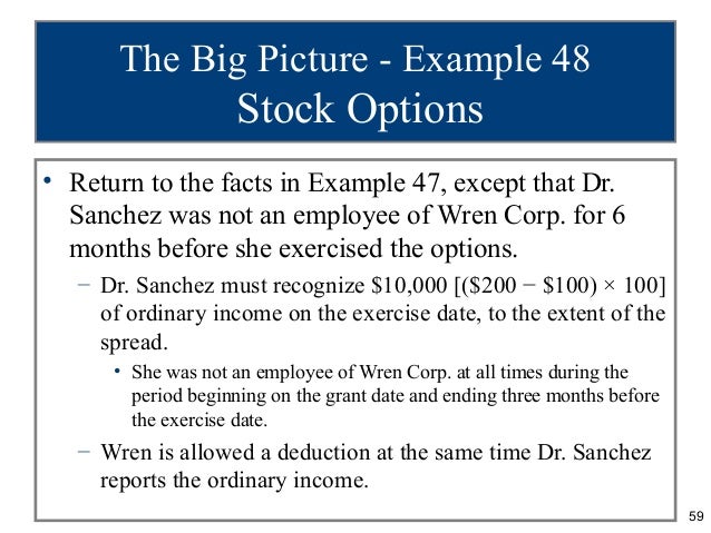 Are non qualified stock options taxed as ordinary income
