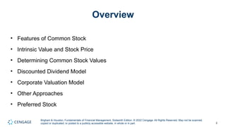 Comprehensive Guide to Stocks and Their Valuation Methods in Financial ...