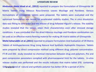 Ppt of Vildagliptin SR tablets | PPTX