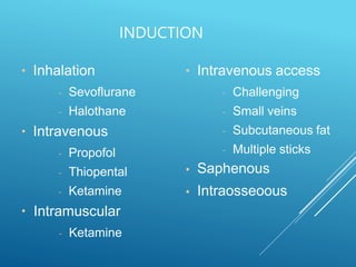 Inhalation Induction ppt challenge pediatric anaesthesia.pptx