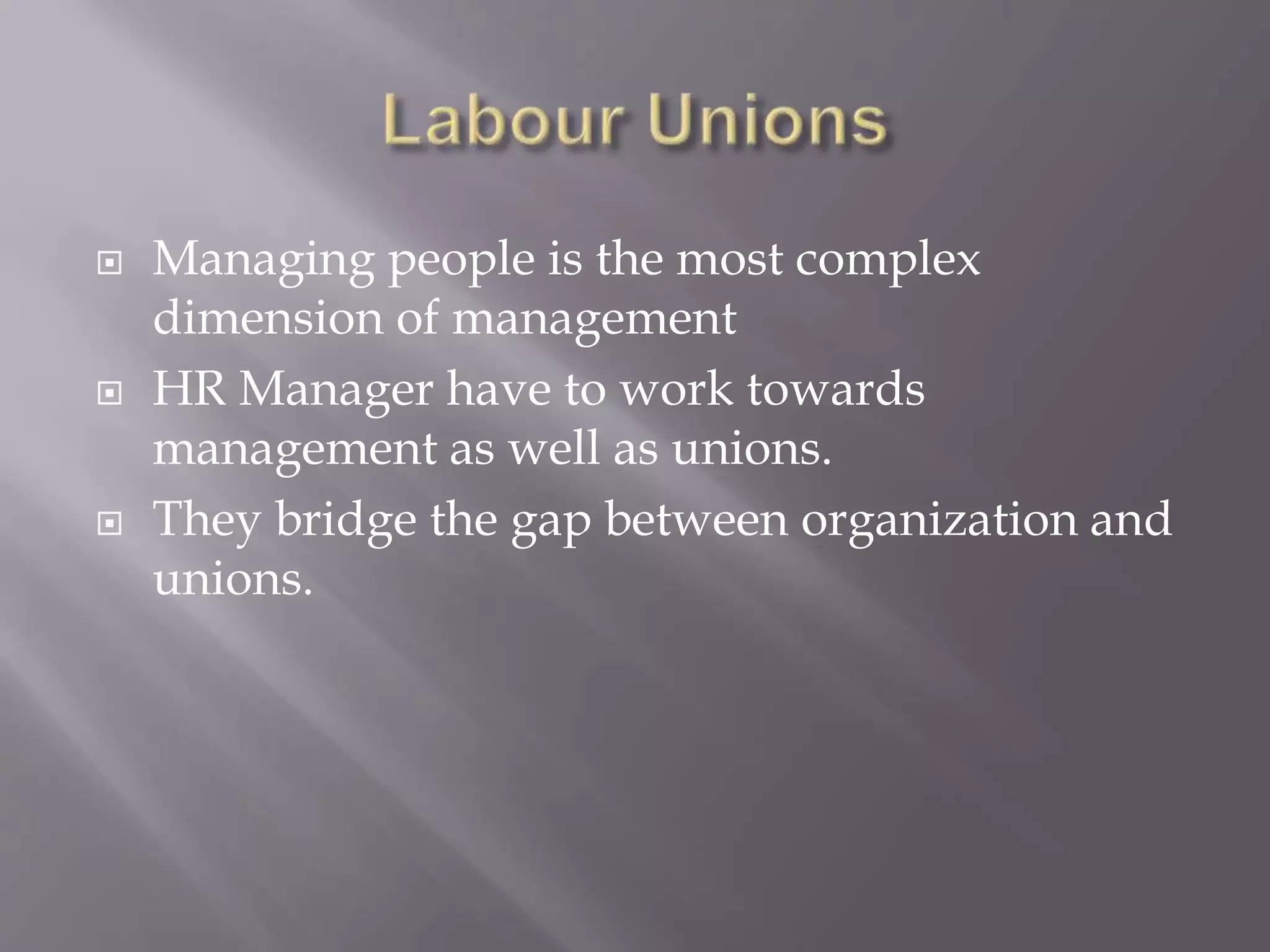 Ppt challenges of human resource management in manufacturing sector | PPTX