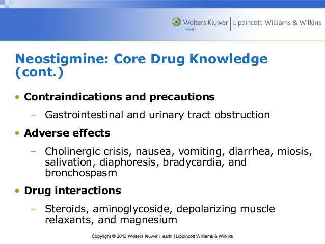 Prostigmin Obstipation
