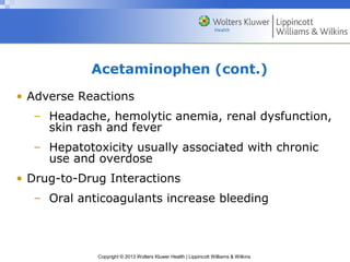 Acetaminophen Skin Rash Ppt chapter 16 | PPT