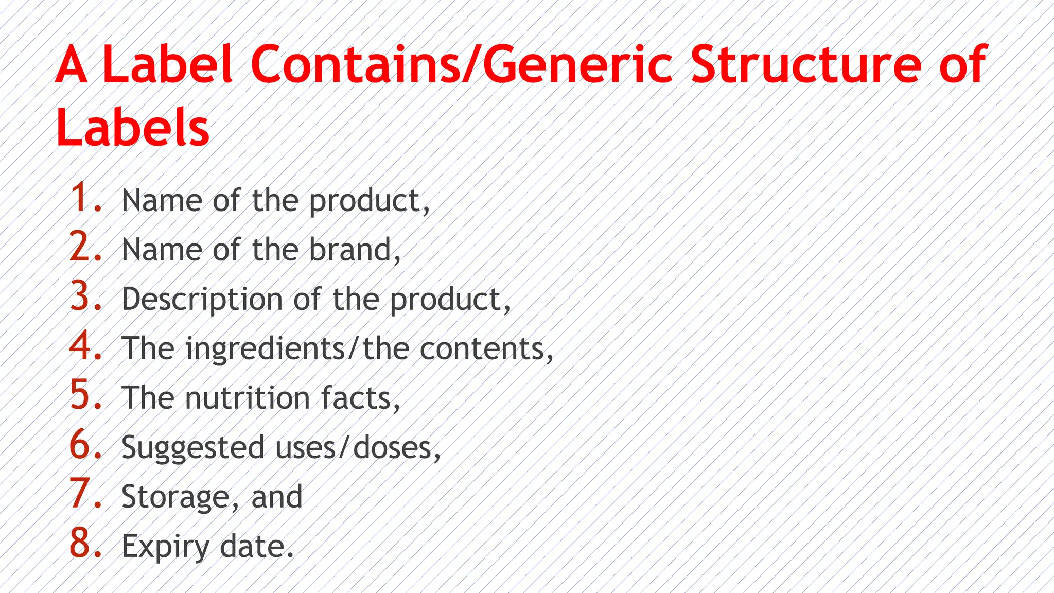 ppt chapter 3 about LABEL in product .pptx | Food & Drink