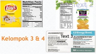 Kelompok 3 & 4
Text 1
Text 2
Text 3
 