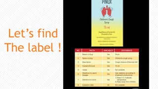 Let’s find
The label !
 