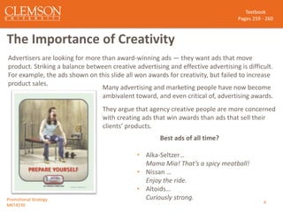 Chapter 8 - Creative Strategy: Planning and Development | PPTX