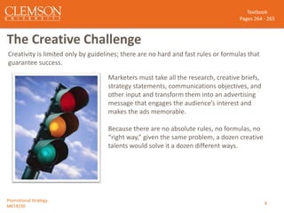 Chapter 8 - Creative Strategy: Planning and Development | PPTX