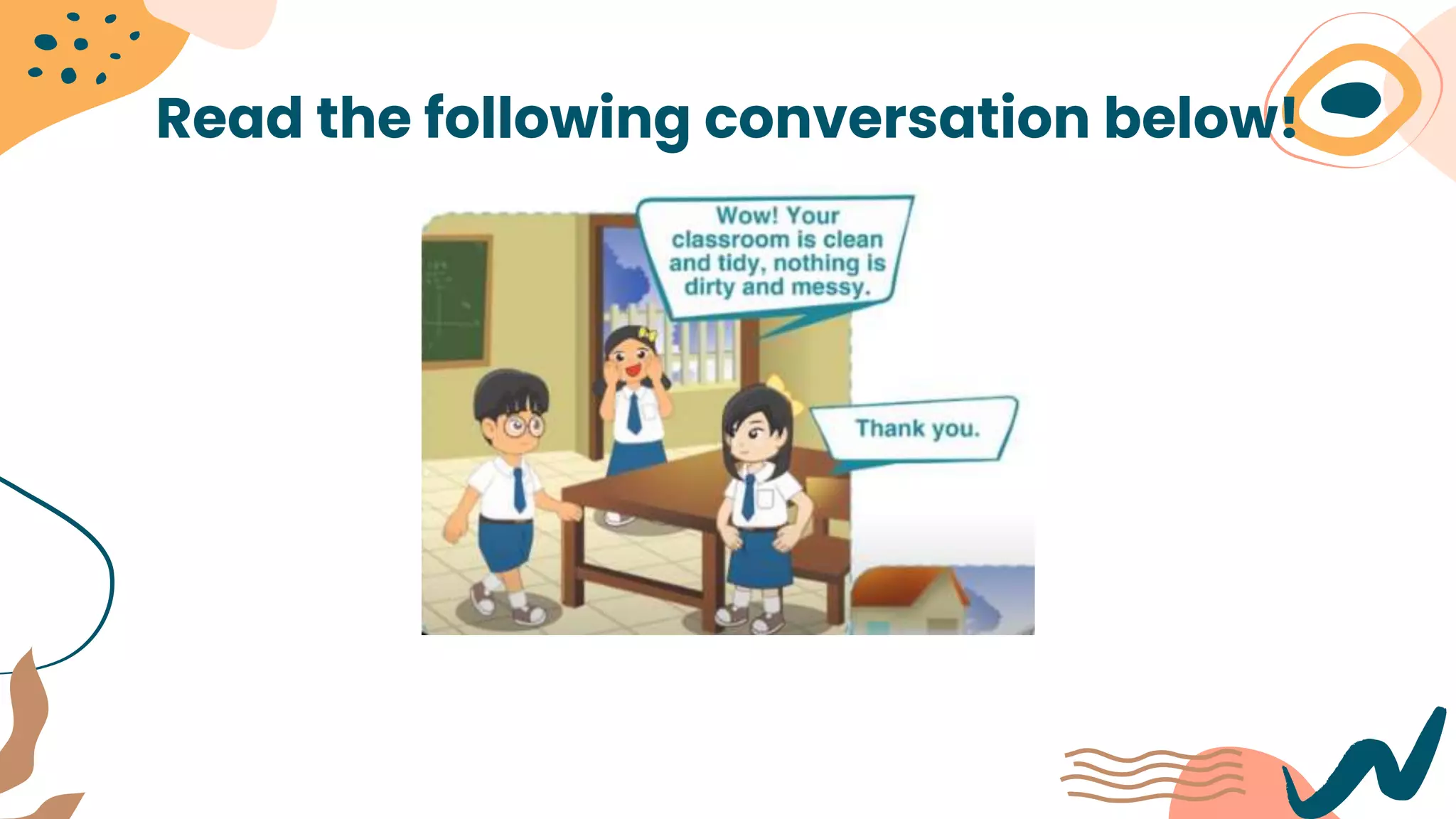 Read the following conversation below!