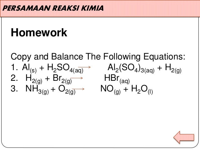 Ppt Chemical Equation