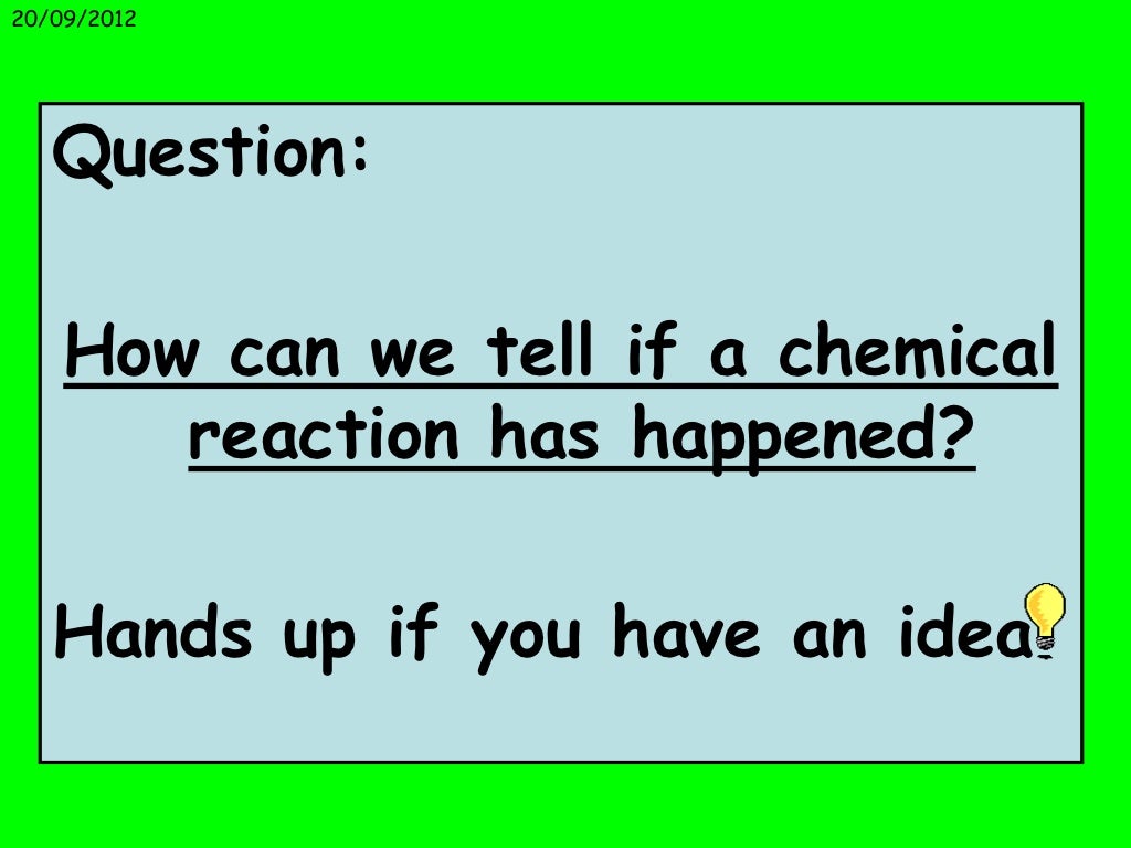 Ppt Chemical Or Physical Reaction