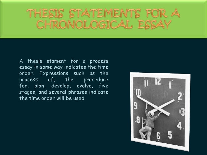 5 steps in chronological order image
