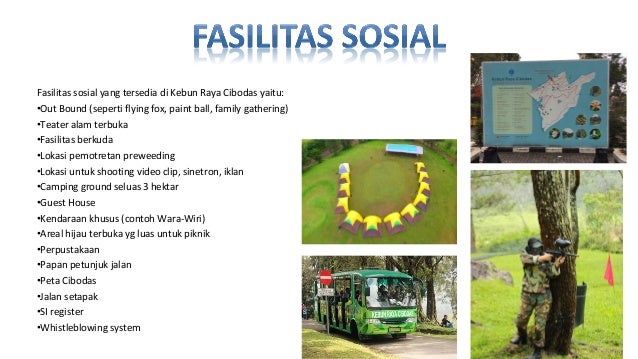 Akomodasi Fasilitas Kebun Raya Cibodas
