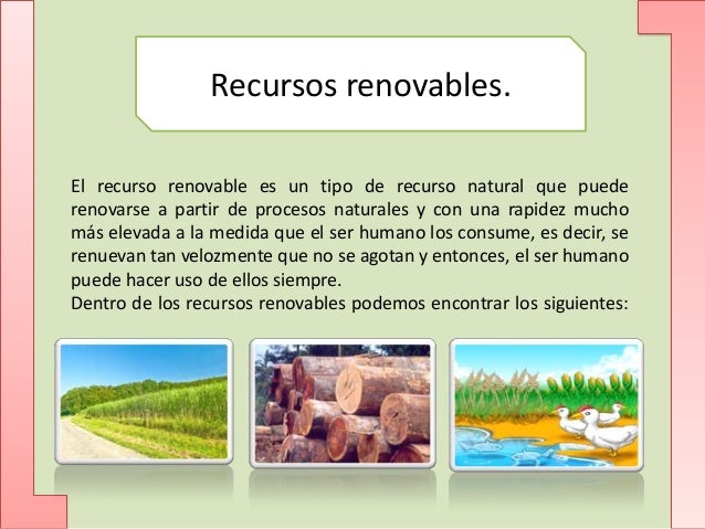 Recursos Naturales Renovables Y No Renovables Definicion Y Ejemplos Images