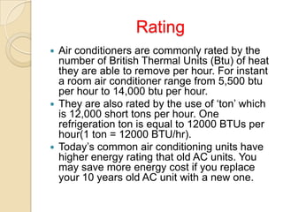 Common Air Conditioning Units | PPSX