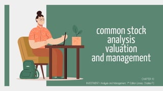 Ppt Common Stock Analysis Valuation And Pdf