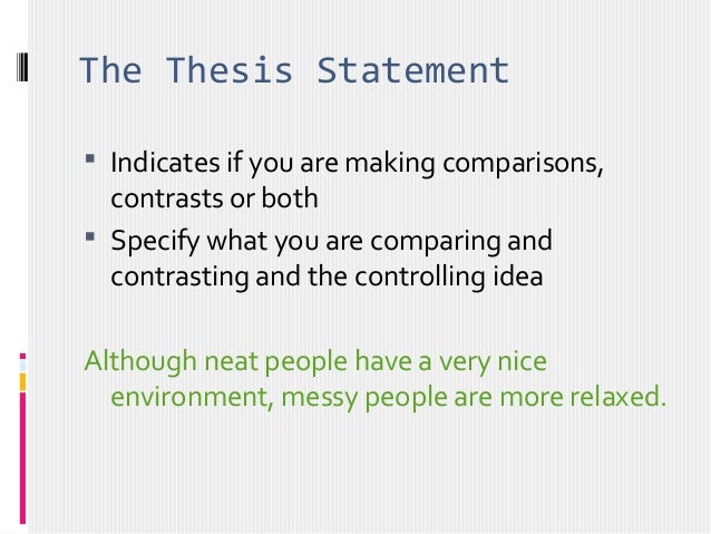 Essay comparing two people