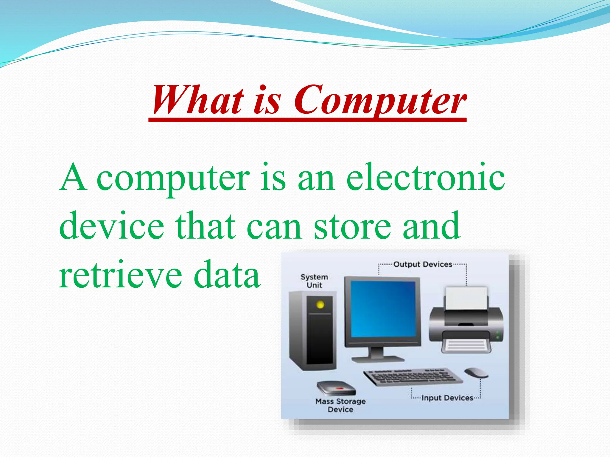 Powerpoint presentation on Basic Knowledge of Computers | PPTX