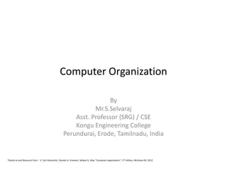 Computer Organization | PPT