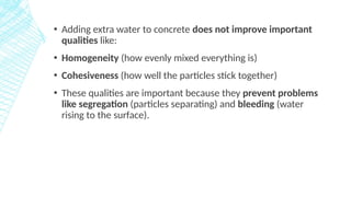 Role of Chemical and Mineral Admixtures in concrete | PPTX