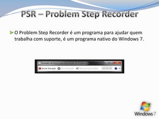 Controles dos PaisGerenciar o modo como as crianças usam o computador.Controle da acesso a web com a integração dos controles dos pais com o Windows live proteção para família. Controle de configurações individuais. Limite de tempo;