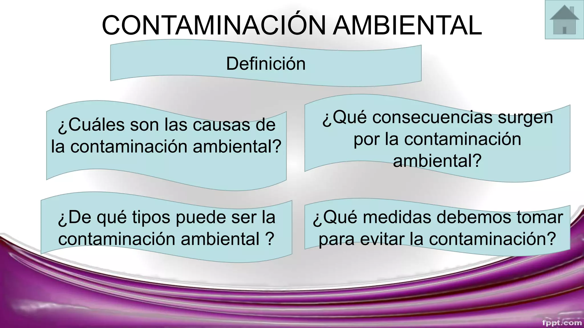 Ppt contaminación ambiental | PPTX