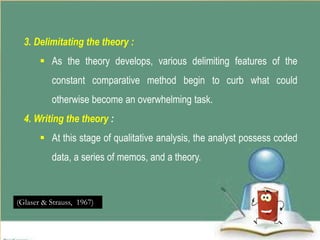 CONTENT ANALYSIS AND GROUNDED THEORY | PPTX