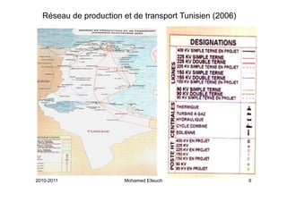 Réseau de production et de transport Tunisien (2006)




2010-2011               Mohamed Elleuch                  6
 