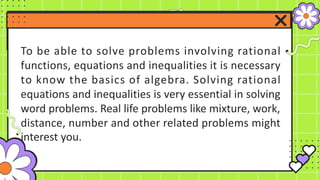 Comprehensive Guide to Solving Rational Equations and Inequalities in ...
