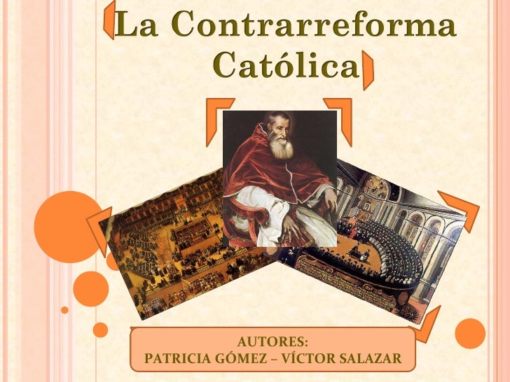 Resultado de imagen de la contrarreforma catolica