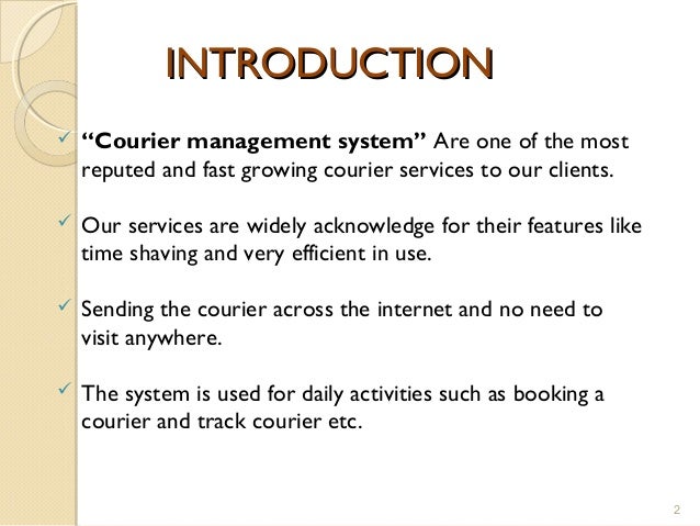 Dfd Diagram For Courier Management System Image 