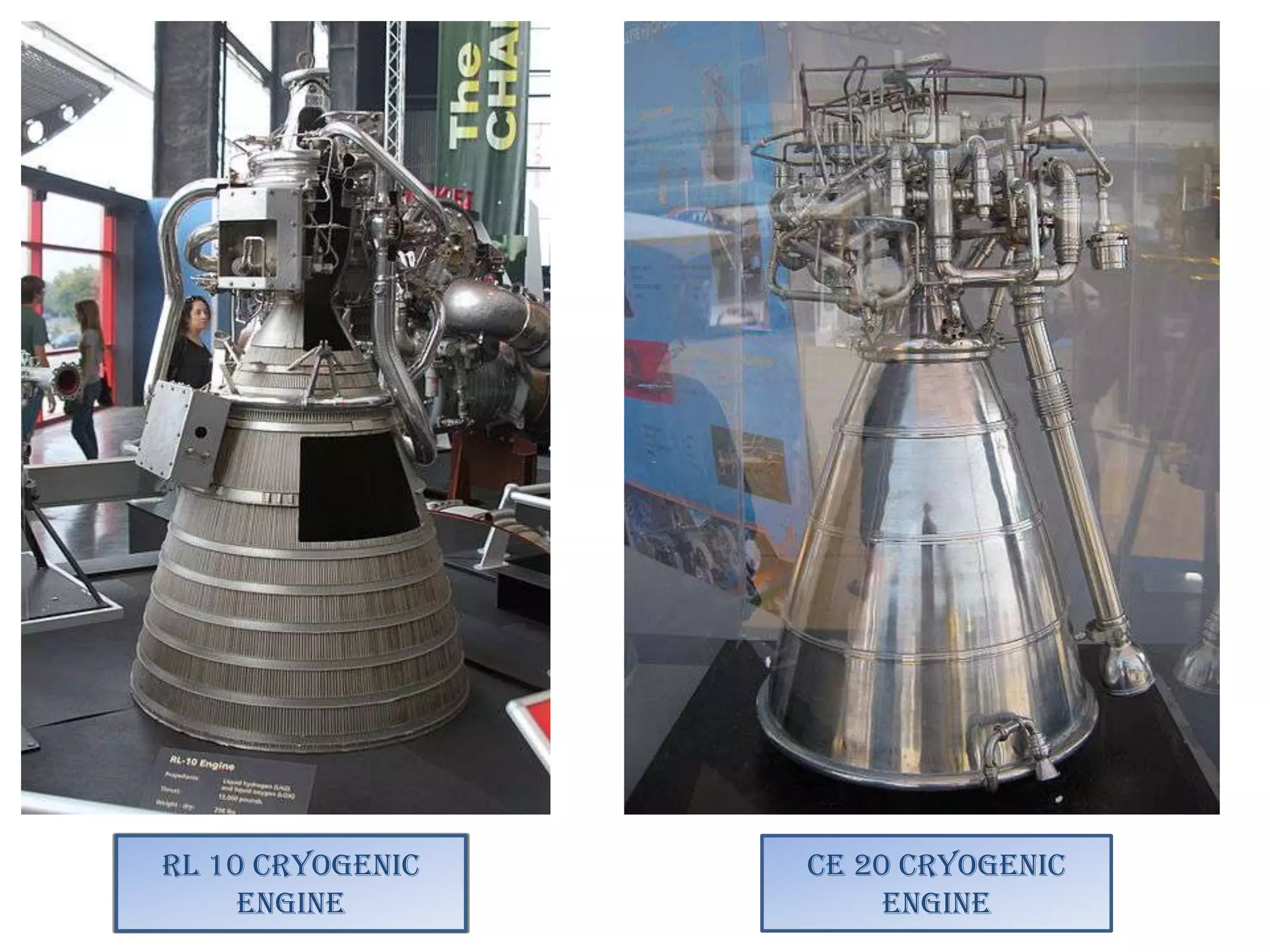 RL 10 Cryogenic   CE 20 Cryogenic
     Engine            Engine
 