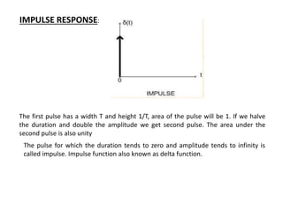 IMPULSE RESPONSE OF SECOND ORDER SYSTEM | PPT