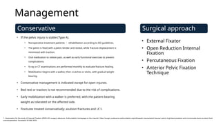 Innominate Rupture Management PPT CURRENT MANAGEMENT PELVIC FRACTURE edit.pptx