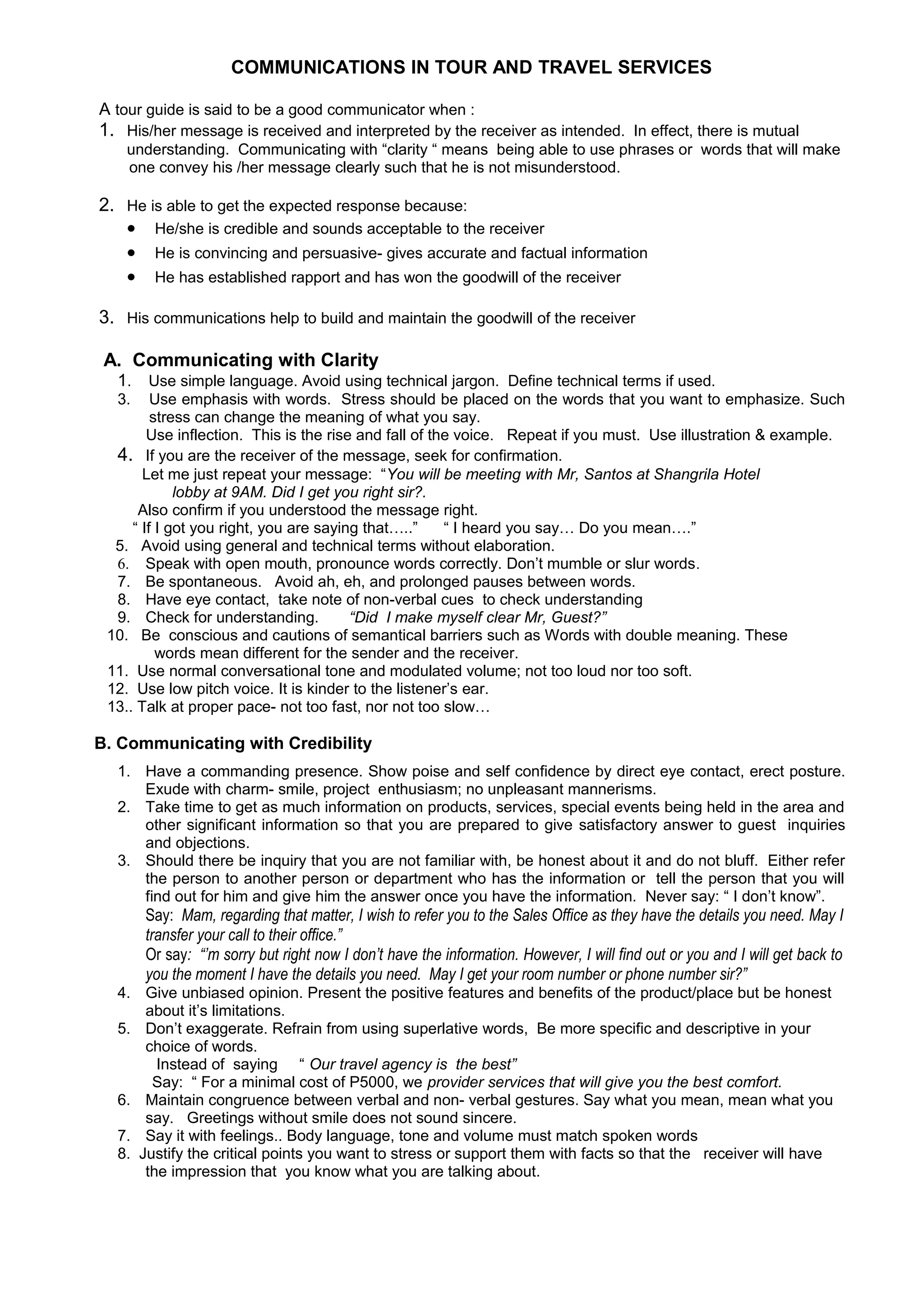 Ppt customer service communication | PDF