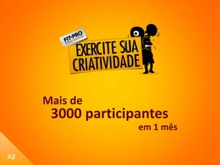 Desafio Ampliar significativamente o buzz nas redes sociais    em torno do filme.  Desenvolver todos os canais sociais e um blog a poucos dias da estréia do filme. All