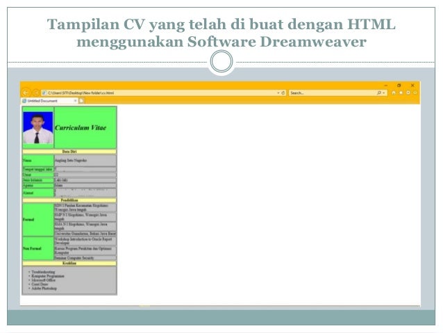 Academic cv website template picture